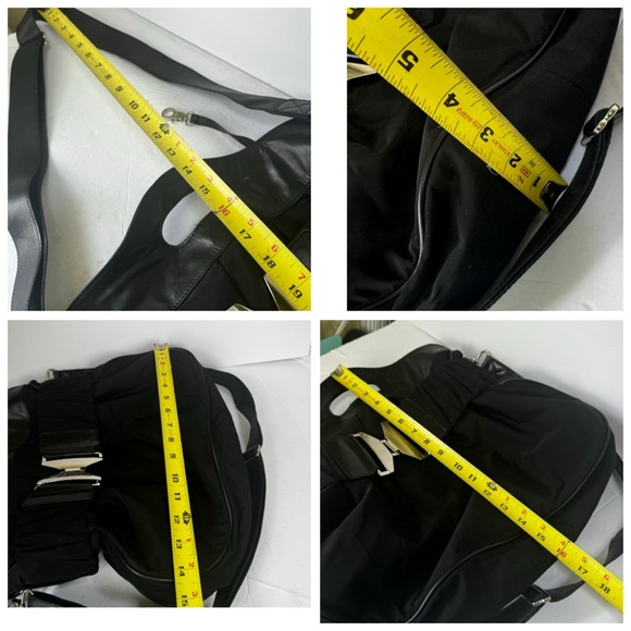 RUDSAK New Tote Bag Belt Shoulder Crossbody Nylon Leather Buckle Minimalist Ruch - Picture 16 of 16